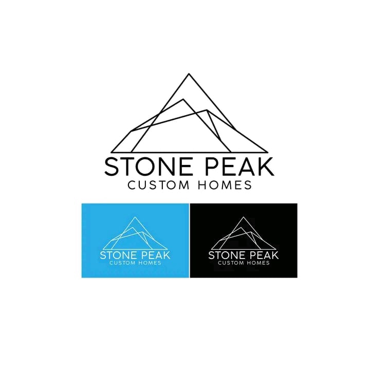 Logo Stone Peak, jasa desain logo rumah, desain logo minimalis, desain logo rumah modern, jasa desain logo