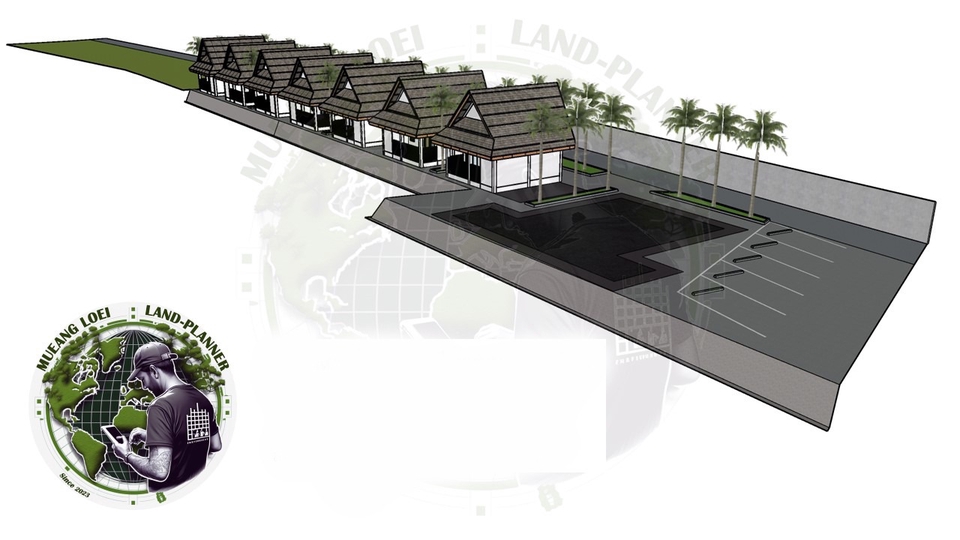 ออกแบบภูมิทัศน์และตกแต่งสวน - ออกแบบภูมิสถาปัตยกรรม การใช้ประโยชน์ที่ดิน - 1
