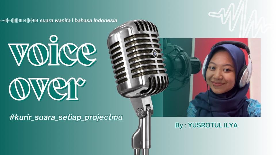 Sulih suara (dubbing, looping) - Kurir Suara untuk setiap Cerita/Pengisi Suara Wanita - 4