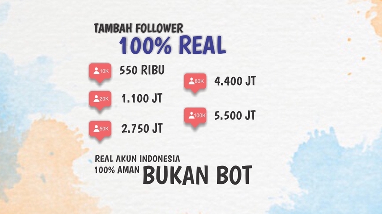 Tambah Followers - Jasa Tambah Follower Instagram UP TO 50.000++ - 5