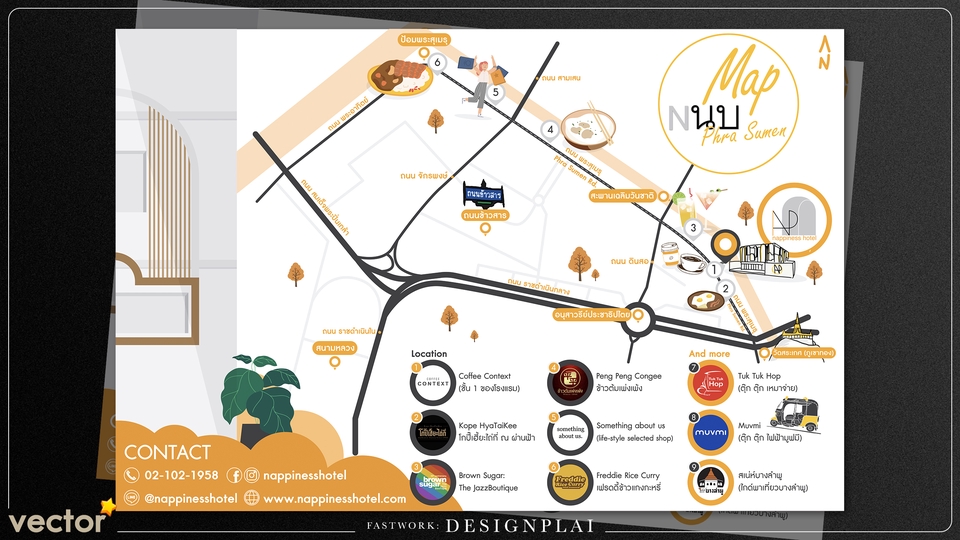 วาดแผนที่ - Map Design ออกแบบแผนที่ งานดี มีสไตล์ - 7