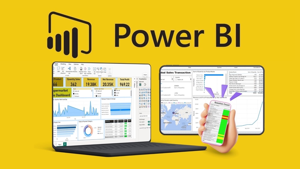 Jasa Konsultasi Excel dan Tanya Rumus Excel Online - Visualisasi Data dengan Power BI | Custom Dashboard | Analisis Data