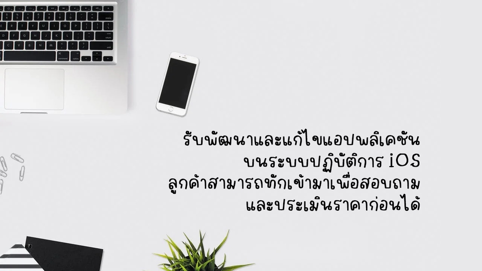 Mobile Application - รับพัฒนาและแก้ไขข้อผิดพลาดแอป iOS ด้วยภาษา Swift - 2