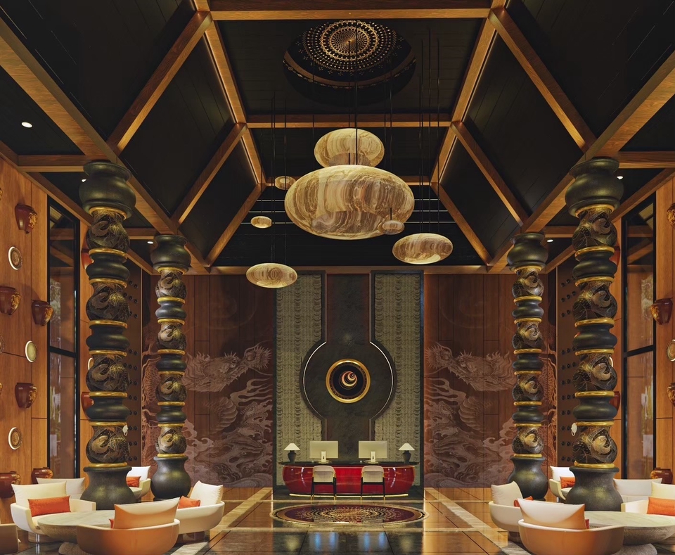 3D Perspective - ออกแบบ 3D render งานบ้าน ร้านอาหาร  - 16