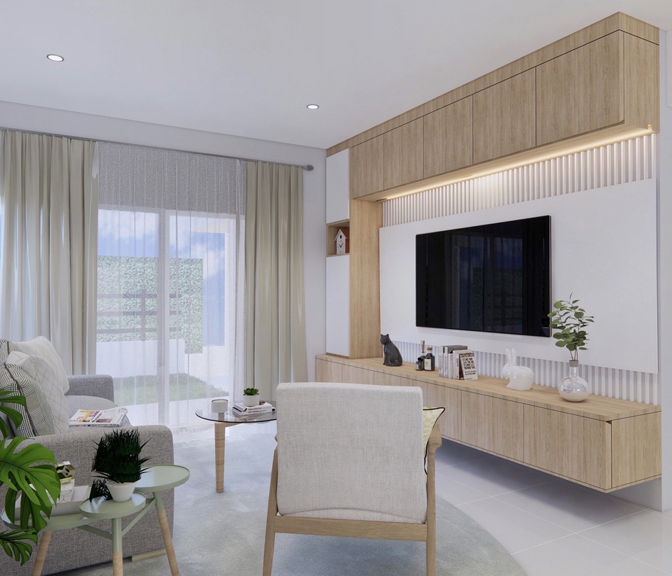 ออกแบบตกแต่งภายในบ้านสไตล์โมเดิร์น ทันสมัย ดูหรูหรา