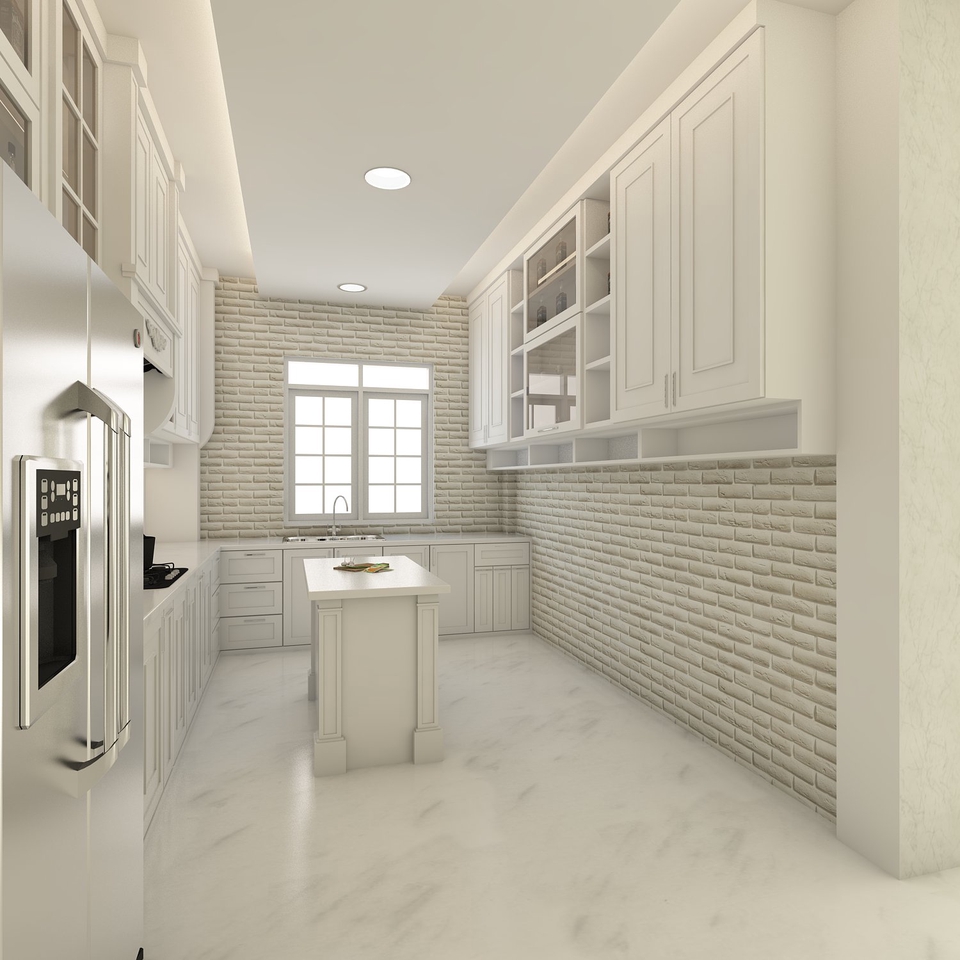 3D & Perspektif - DESAIN INTERIOR 3D REALISTIS RENDERING - 5