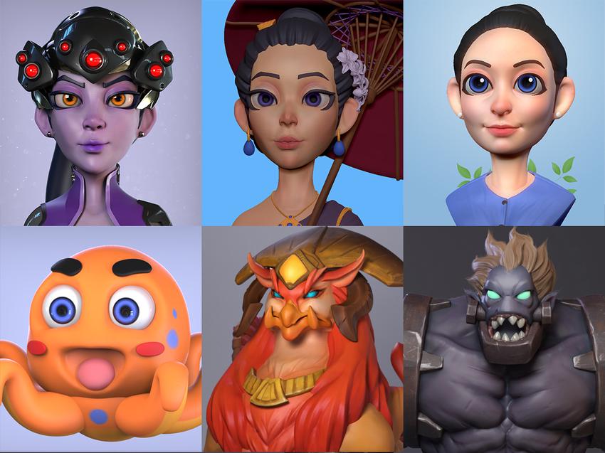 ออกแบบ Character & Mascot - รับออกแบบตัวการ์ตูน 3D / คน สัตว์ สิ่งของ / รูปภาพ - 1