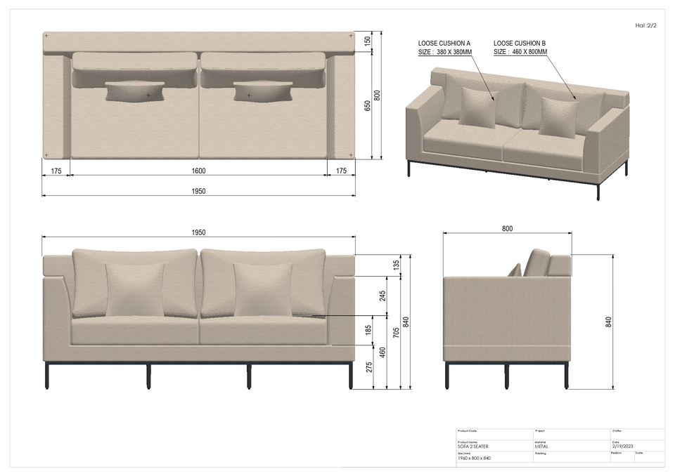 Desain Furniture - JASA PEMBUATAN DESAIN FURNITURE 2D / 3D - 3