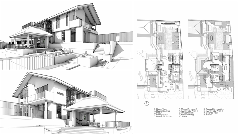 3D & Perspektif - Desain 3D Arsitektural  - 5