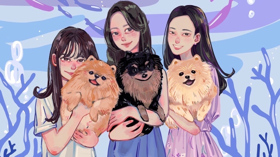 วาดภาพการ์ตูน - รับวาดรูปดิจิตอล Digital Art Portrait - 1