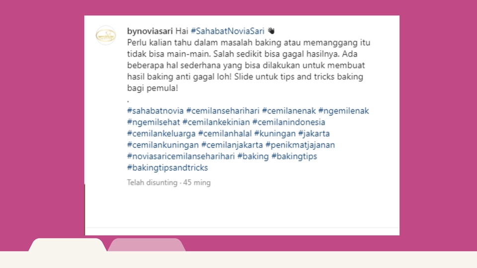 Caption Sosial Media - Copywriter untuk Social Media (Instagram, Tiktok, Youtube, Facebook, Twitter, dsb) - 3