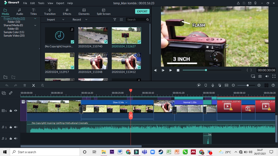 Video Editing - 1 HARI JADI, EDIT VIDEO TUGAS, PROMOSI, AFTERMOVIE - 2