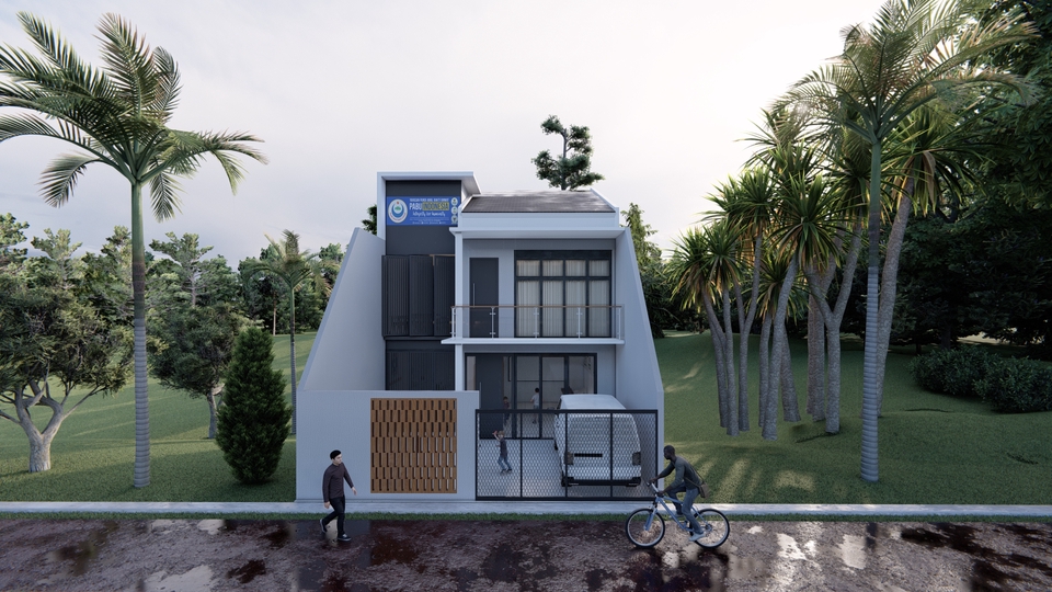 Jasa Desain Rumah 3D Minimalis Modern: Render Exterior dan Interior