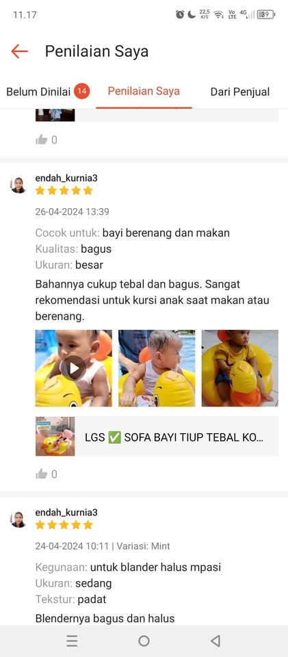 Jasa review produk belanja online di Tokopedia dan Shopee dengan rating 5 bintang.