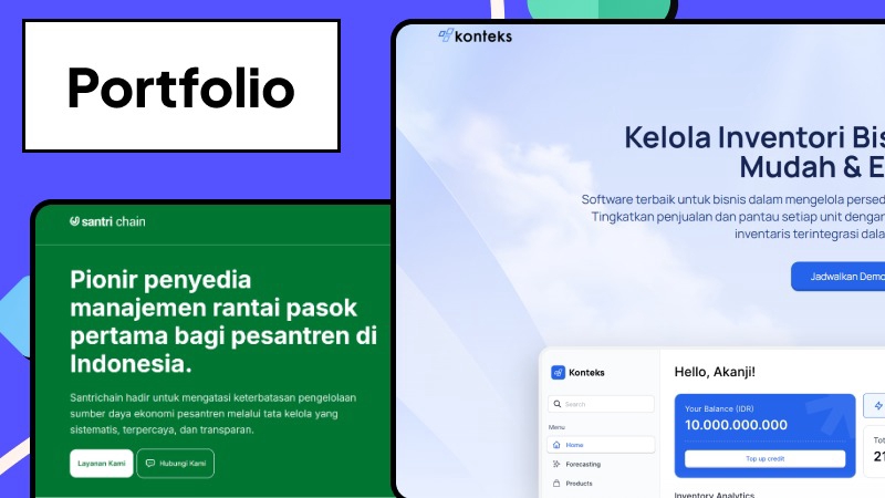 Jasa pembuatan website profesional dan modern untuk perusahaan di Indonesia.