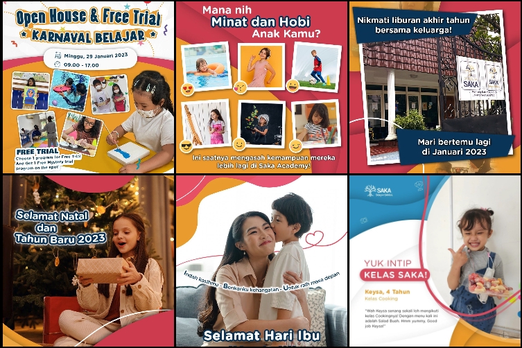 Digital Marketing - Paket Social Media (content plan + design) - 4