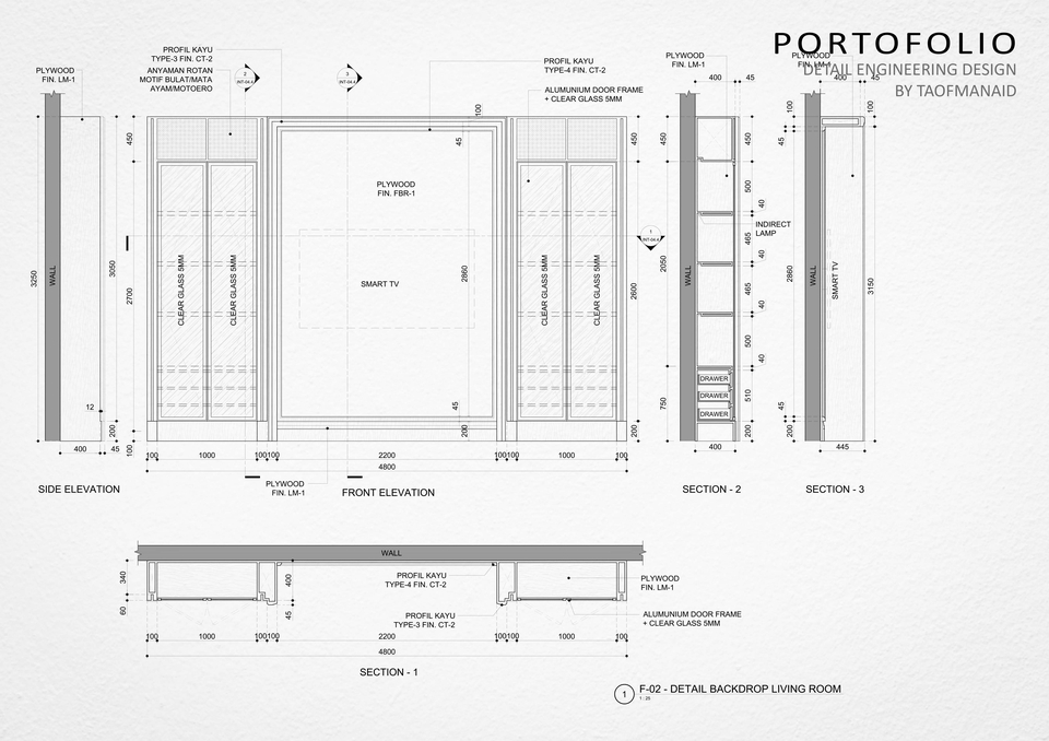 CAD Drawing - Jasa Drafter Arsitektur-Interior-struktur (CAD  Drawing)  - 17