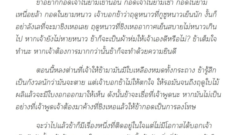 เขียนนิยาย / เรื่องสั้น - รับจ้างแต่งร้อยกรอง (กลอน,กาพย์,โคลง) เขียนนิยายเรื่องยาว เรื่องสั้น - 1