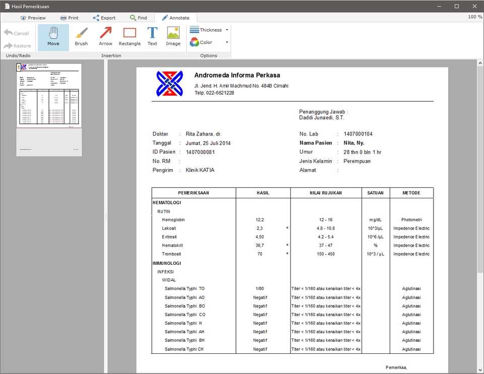 Aplikasi Desktop - Software Klinic dan Laboratorium - - 4