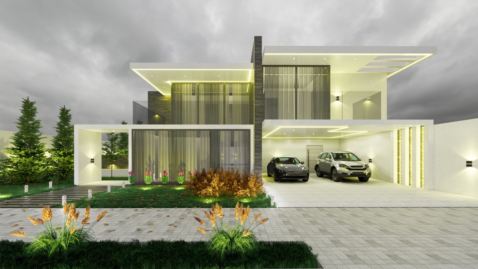 3D & Perspektif - Desain Gambar Denah, 3D Modelling, dan Rendering - 7
