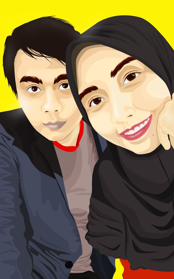 Edit foto vector dengan