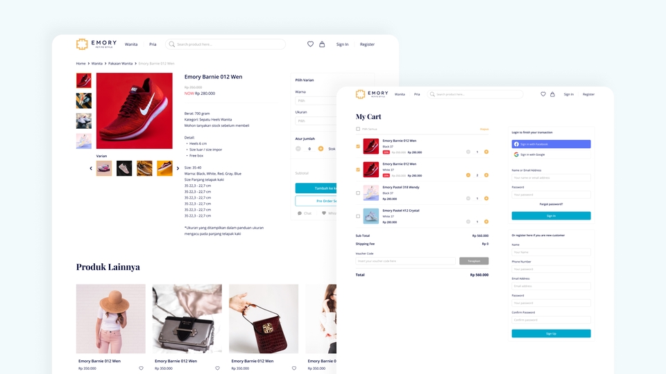 UI & UX Design - Desain Profesional UI/UX Website Clean & Modern - 4