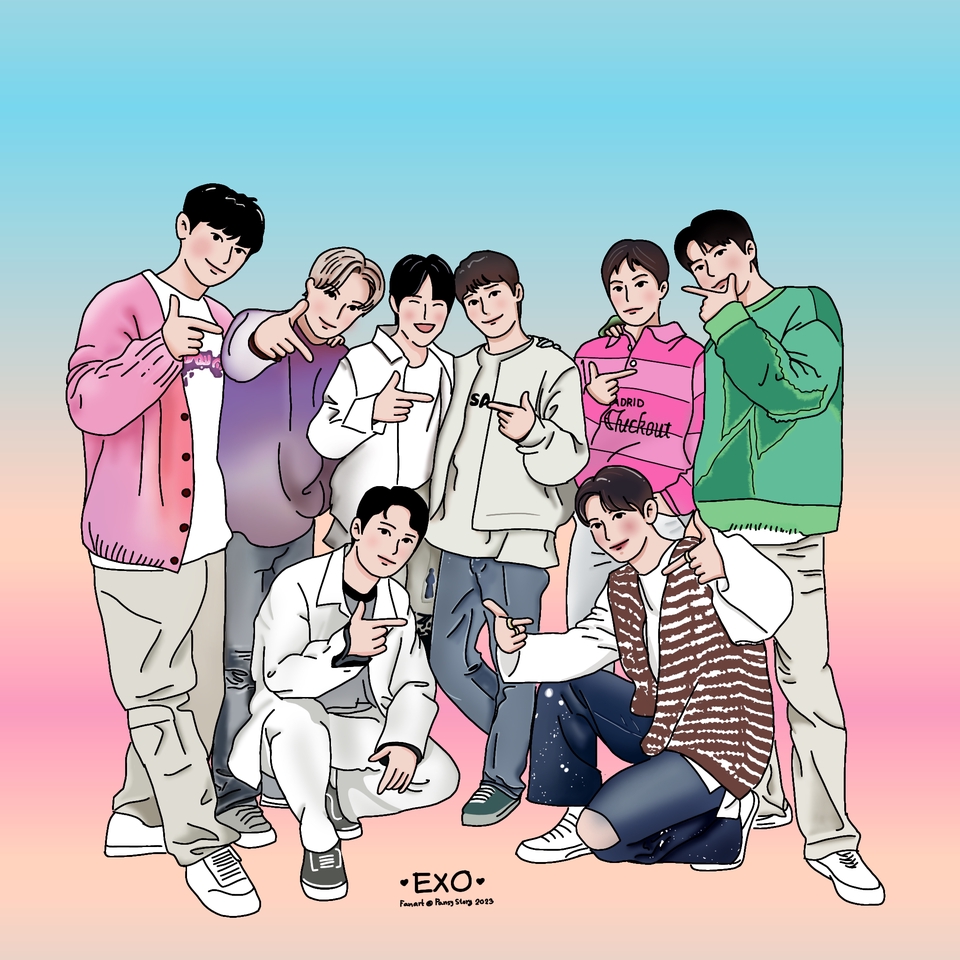 วาดแฟนอาร์ต - รับวาดรูปแฟนอาร์ต รูปศิลปิน รูปครอบครัว รูปสำหรับให้เป็นของขวัญในโอกาศต่างๆ - 2
