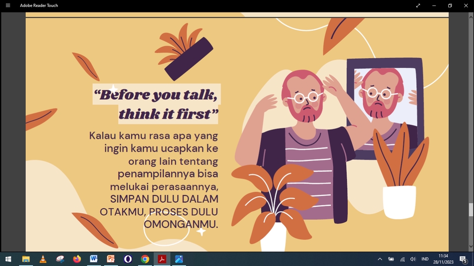 Pengembangan Diri - Pemaparan tentang "Body Shaming and Beauty Standard" dalam KOMPA Bercerita - 4