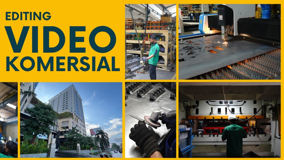 Jasa edit video profesional untuk meningkatkan kualitas video komersial anda.
