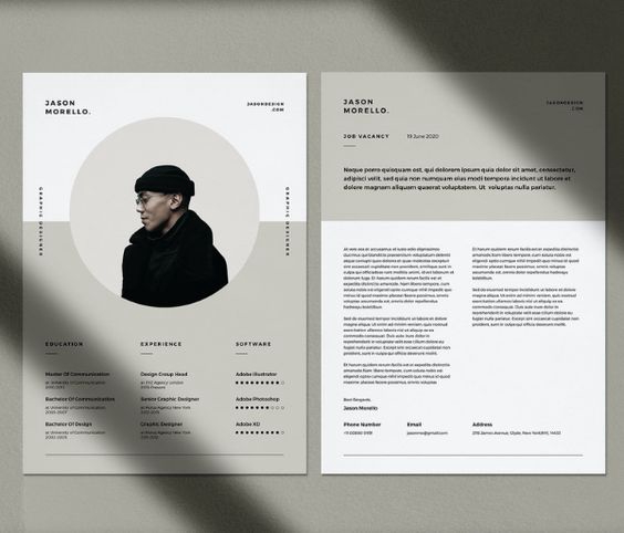 Portfolio & Resume - resume design by designer - 6