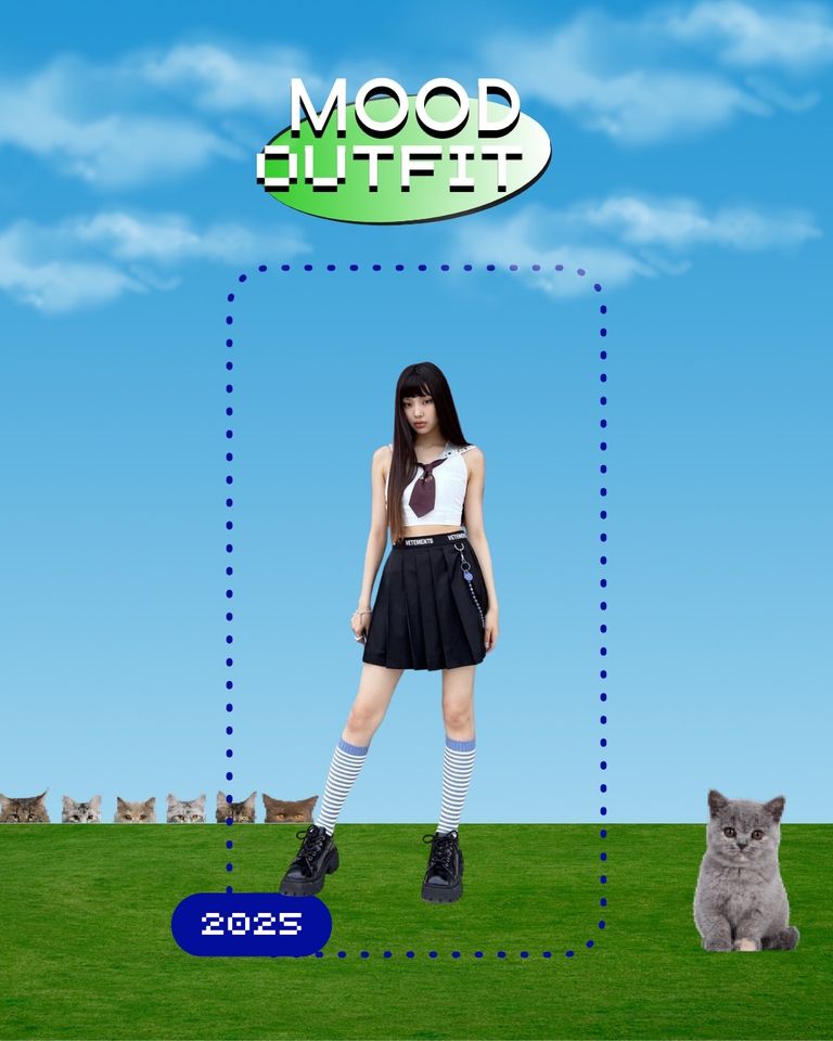Banner Online - .Template Instagram Y2K Denim Aesthetic – 24 Post Siap Edit (Canva) - 23