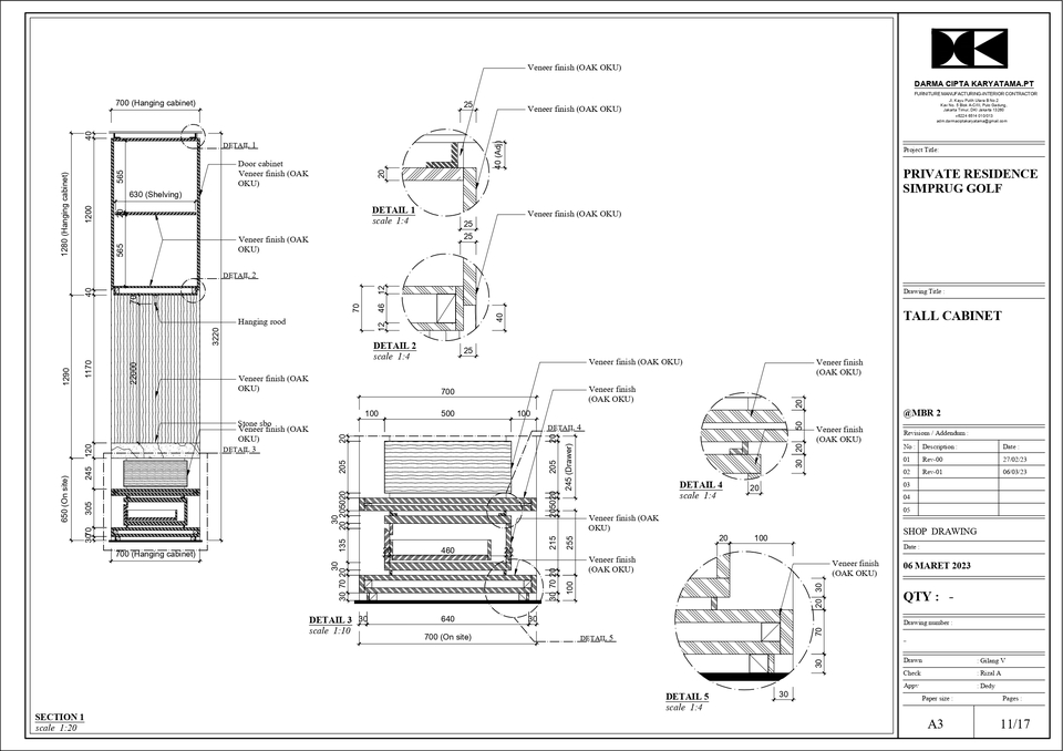 CAD Drawing - SHOP DRAWING INTERIOR Profesional & Hasil Cepat - 18