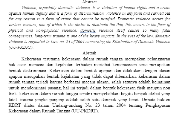 Pengetikan Umum - Penulisan Artikel dalam bahasa inggris dan bahasa indonesia - 3