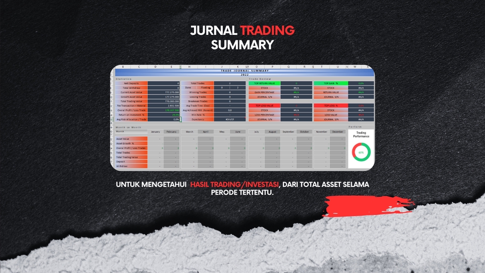 Jasa Lainnya - Jurnal Trading (Saham, Crypto, Forex, dll) - 2