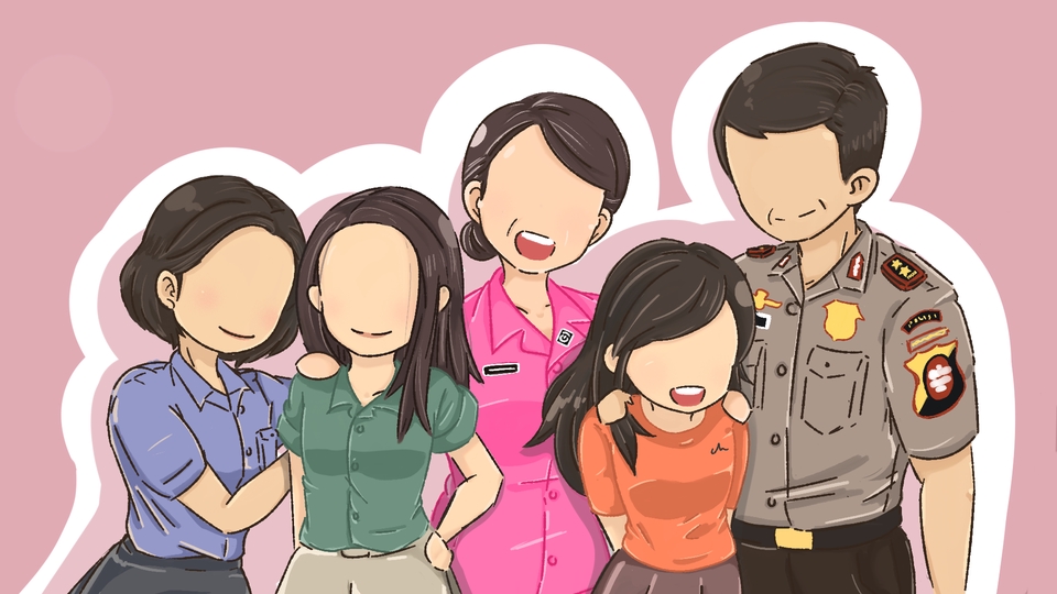 Gambar dan Ilustrasi - Ilustrasi Faceless - 17