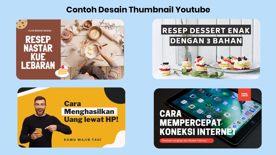 Banner Online - JASA DESAIN THUMBNAIL YOUTUBE DAN SOCIAL MEDIA DESIGN - 1