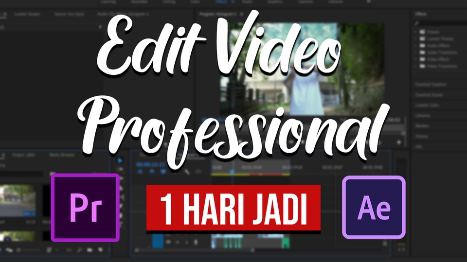 Video Editing - Edit video Genre bebas + Revisi 1 Hari Jadi! - 1