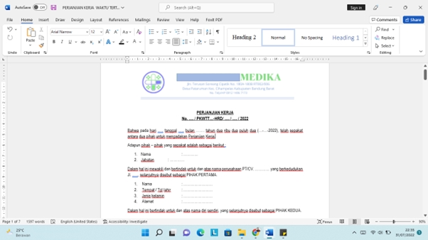 Hukum - Penyusunan Perjanjian dan Konsultasi Atas Perjanjian (Bonus Memorandum Of Understanding (MoU)) - 11