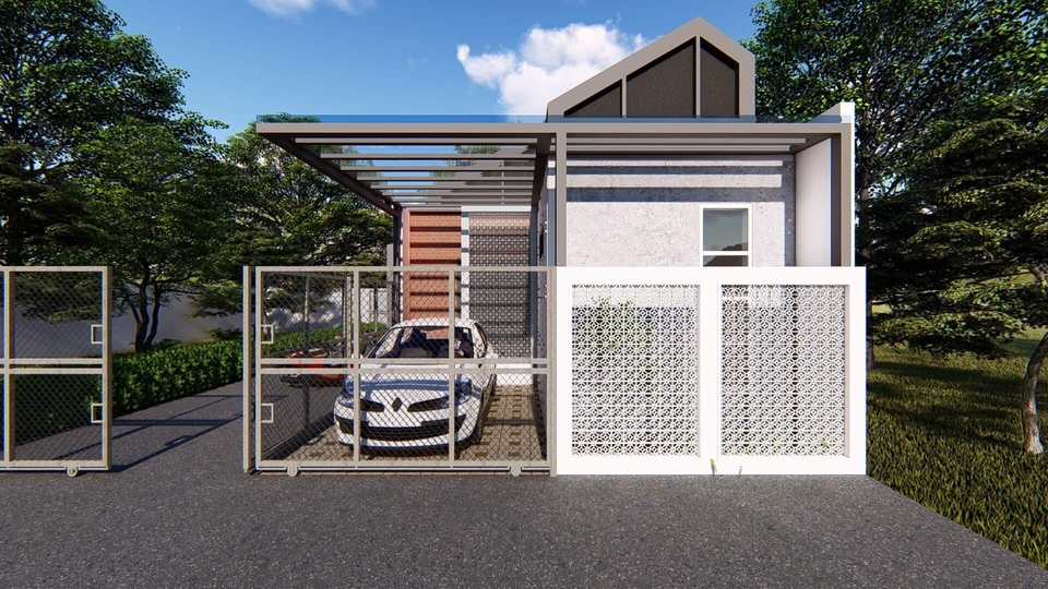 3D & Perspektif - Jasa Desain Rumah Arsitek 3D Rendering Visualisasi  - 15