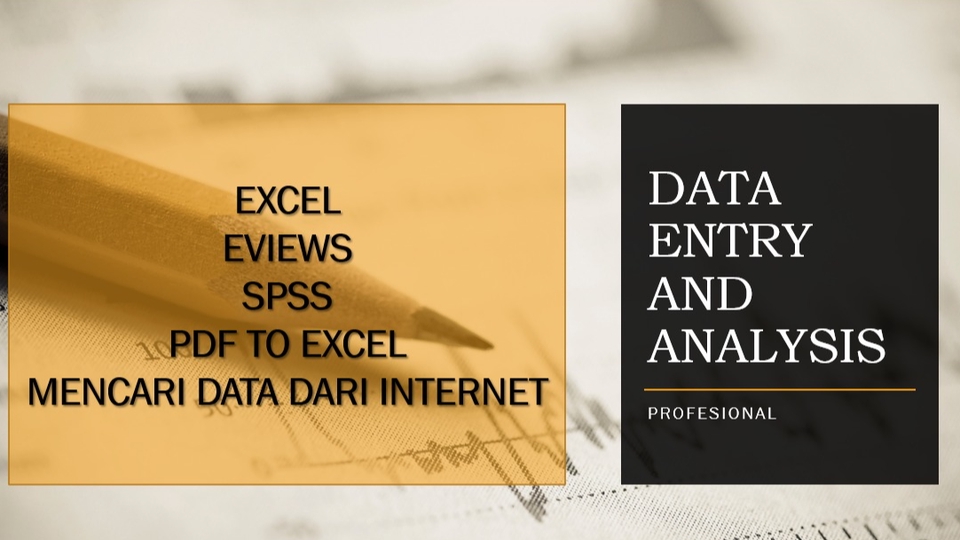 Entri Data - Data entry dan analisis excel, eviews, spss cepat dan teliti - 1
