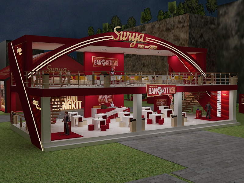 3D & Perspektif - 3d desain booth Pameran - 13