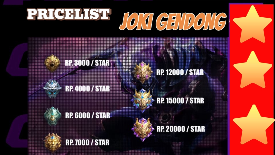 Gaming - JOKI MOBILE LEGENDS DAN MABAR MOBILE LEGENDS  - 5