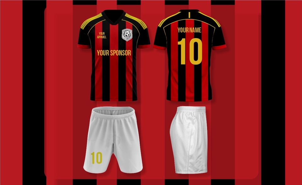 Desain Kaos & Motif - Desain Jersey Sepak Bola dan Futsal - 3