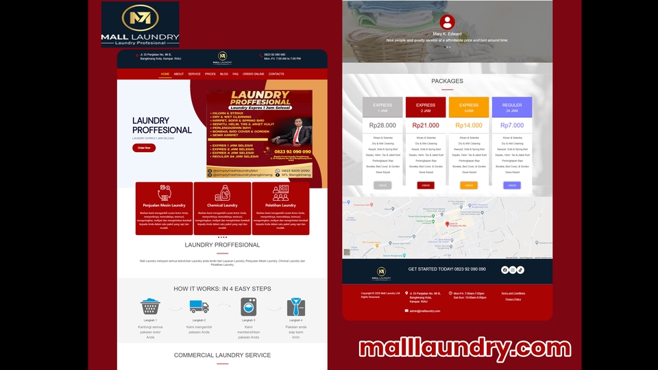 Pembuatan Website +Domain+Hosting Lengkap Siap Pakai