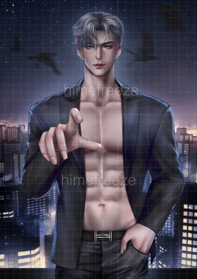 รับวาดภาพประกอบตัวละครชายหล่อ วาดภาพดิจิตอล รับวาดภาพประกอบนิยาย วาดรูป