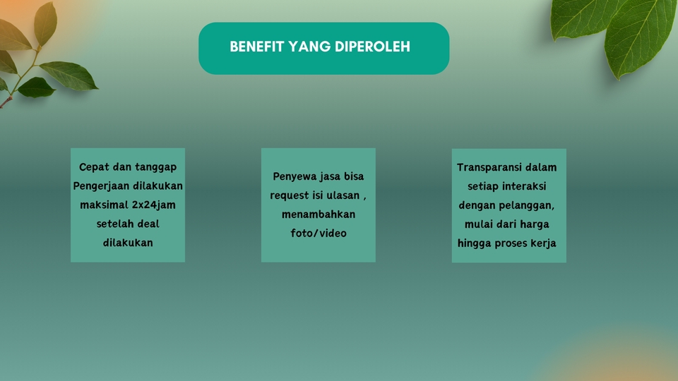 Keuntungan menggunakan jasa review produk, website, toko online, marketplace, Google, Google Bisnis, Google Maps, Shopee, Tokopedia, makanan, cafe, restoran, hotel untuk meningkatkan penjualan dan meningkatkan kepercayaan pelanggan.