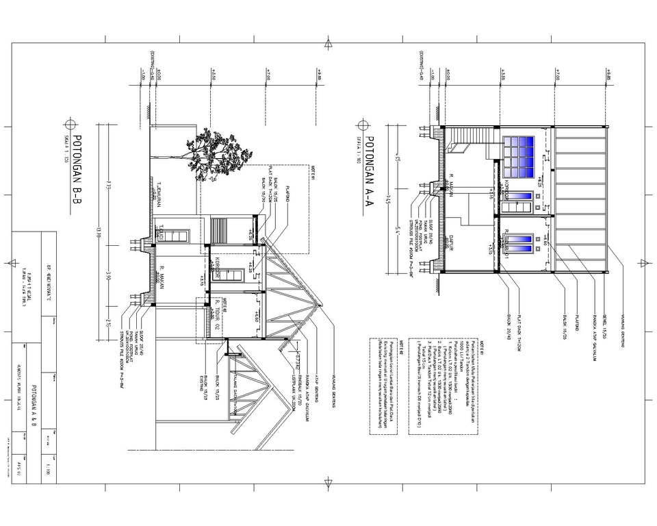 CAD Drawing - Perencanaan Arsitektur Modern - 11