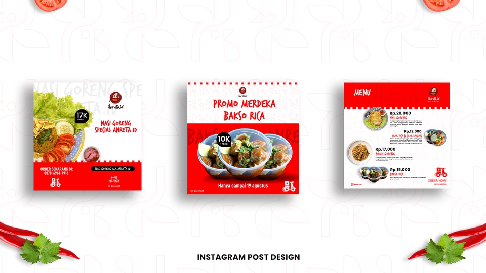 Jasa desain banner instagram, desain banner promosi, banner toko online, banner instagram design, banner web, desain gambar promosi instagram
