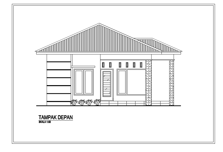 CAD Drawing - jasa gamabar 2d autocad & 3d skechup - 2