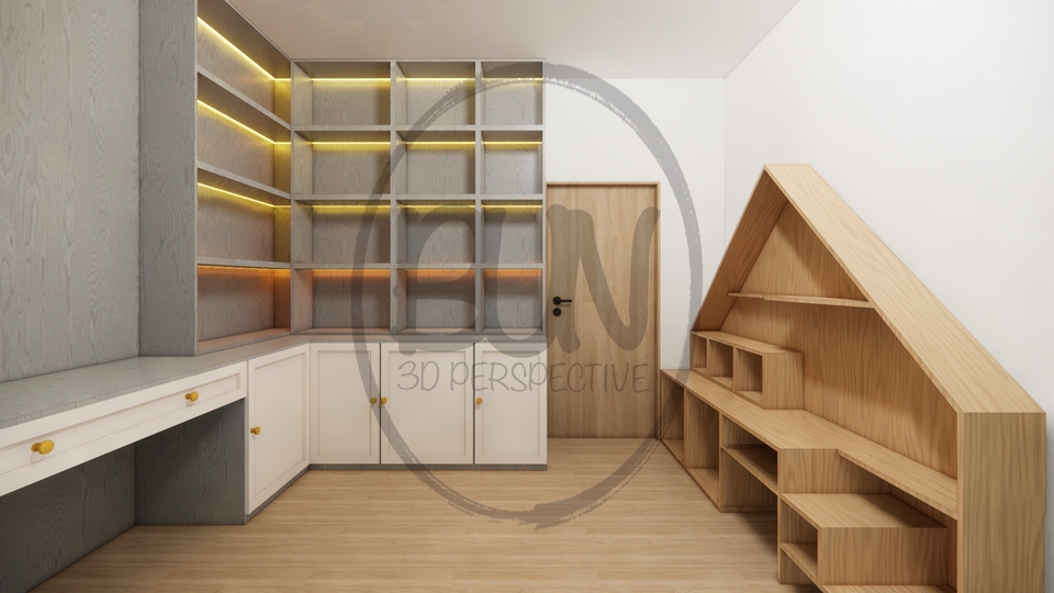 ออกแบบตกแต่งภายในและภายนอก - รับทำภาพและวีดีโอ 3D Perspective - ออกแบบภายใน ราคาคุ้ม - 6